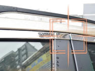 BYD S6 2010–2016 Komplet vindueslister Libao (rustfrit stål) foto 3