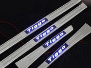 Chery Tiggo 1 2005–2016 Libao LED dørtrinslister 2010-2014 (4 stk., rustfrit stål) foto 1