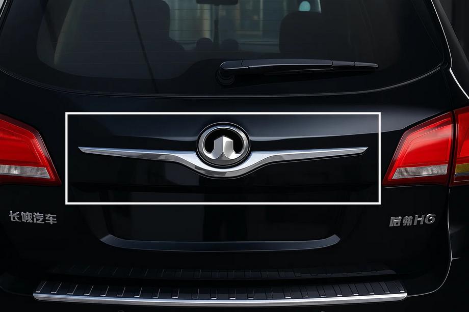 GreatWall Haval H6 2011– Rustfri pynteliste til bagklap (øverste) Libao Foto 3