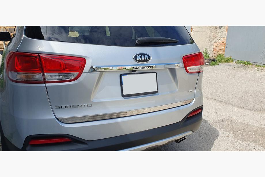 Kia Sorento III UM 2014–2020 Liste over nummerpladen Libao V2 (rustfrit stål) Image