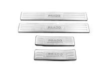Toyota Land Cruiser Prado 150 2009–2023 Indvendige dørtrinsskinner i rustfrit stål V1 (sæt med 4) foto 1
