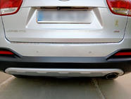 Kia Sorento III UM 2014–2020 Bagkofangerbeskytter (rustfrit stål) foto 4