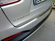 Kia Sorento III UM 2014–2020 Bagkofangerbeskytter (rustfrit stål) foto 1