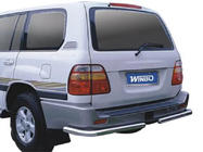 Toyota Land Cruiser 100 1998–2007 Winbo baghjørnebeskyttere (2 stk., rustfrit stål) foto 4