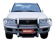 Toyota Land Cruiser 100 1998–2007 WINBO bullbar med beskyttelse (rustfrit stål) foto 4