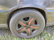 Opel Omega B 1994–2003 Hjulskærmslister (4 stk., sorte, ABS-plast) foto 1