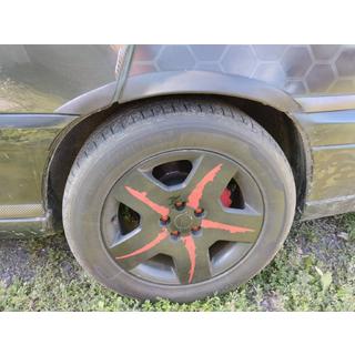 Hjulskærmslister (4 stk., sorte, ABS-plast) Opel Omega B 1994–2003 foto 1