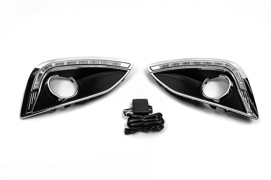 Hyundai IX-35 2010–2015 Indsatser til tågelygter (2 stk., med LED) Image