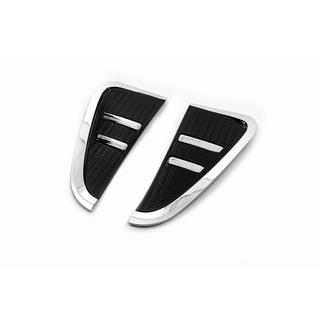 Krom/sorte dæksler til skærmventiler (2 stk.) BMW X5 F15 2013–2018 foto 2