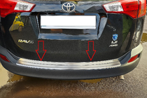 Toyota Rav 4 2013–2018 Bagklap-kantliste Libao V1 (2013-2016, rustfrit stål) foto 1