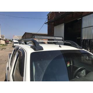 Tagrælinger med tværstænger (sæt 2 stk., sort) Toyota Hilux 2006–2015 foto 3