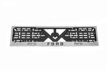 Ford Nummerpladeramme krom Ford (1 stk., rustfrit stål) foto 1