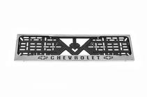 Chevrolet Forkromet nummerpladeramme Chevrolet (1 stk., rustfrit stål) foto 1