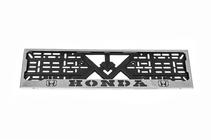Honda Nummerpladeramme i krom Honda (1 stk., rustfrit stål) foto 1