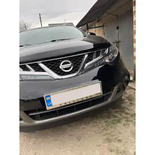 Forkromet nummerpladeramme Nissan (1 stk., rustfrit stål) foto 4