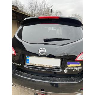 Forkromet nummerpladeramme Nissan (1 stk., rustfrit stål) foto 3