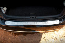 Volkswagen Passat B7 2012–2015 OmsaLine MAT bagkofangerbeskytter (Sedan, rustfrit stål) foto 4