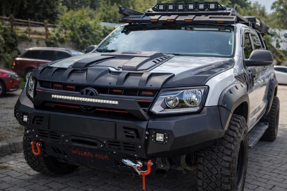 Volkswagen Amarok 2010–2022 Sæt med motorhjelmsafdækninger DRAGON (3 stk.) Image