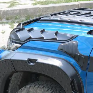 Sæt med motorhjelmslister DRAGON (2019+, 3 stk.) Mitsubishi L200 2015–2024 foto 4