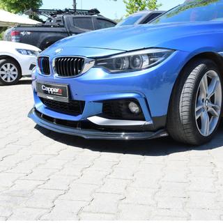 Frontlæbe til kofanger til M-Sport (sort) BMW 4-serie F32/F33/F36 2012–2020 foto 2