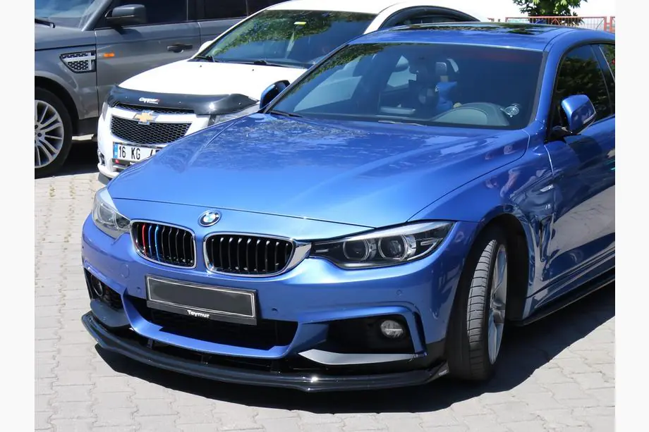 BMW 4-serie F32/F33/F36 2012–2020 Frontlæbe til kofanger til M-Sport (sort) Image