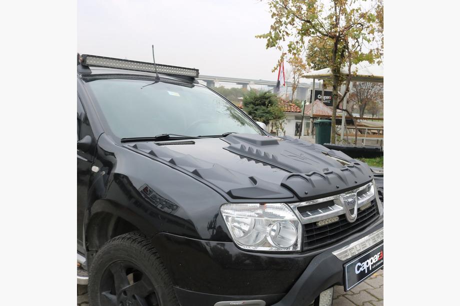 Dacia Duster 2008–2018 Motorhjelmsbeskytter (ABS) Foto 2