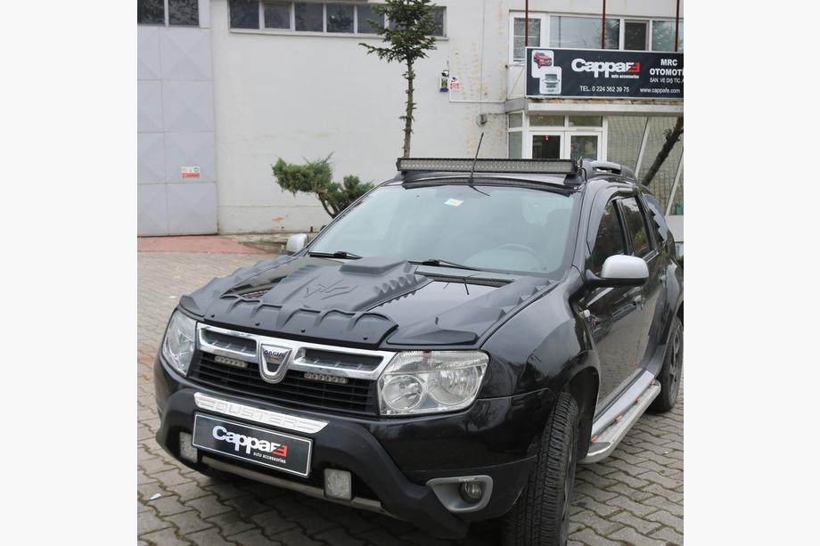 Dacia Duster 2008–2018 Motorhjelmsbeskytter (ABS) Foto 3