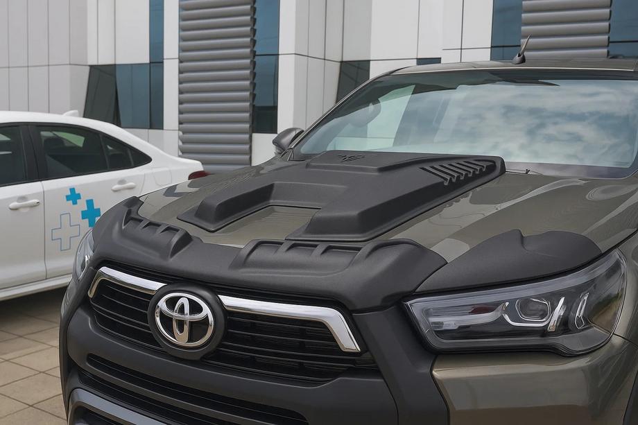 Toyota Hilux 2015– Motorhjelmsafdækning (2021+, ABS) Image