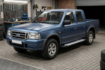 Ford Ranger 2002–2006 Sidetrin Allmond Grey (2 stk., aluminium) foto 1