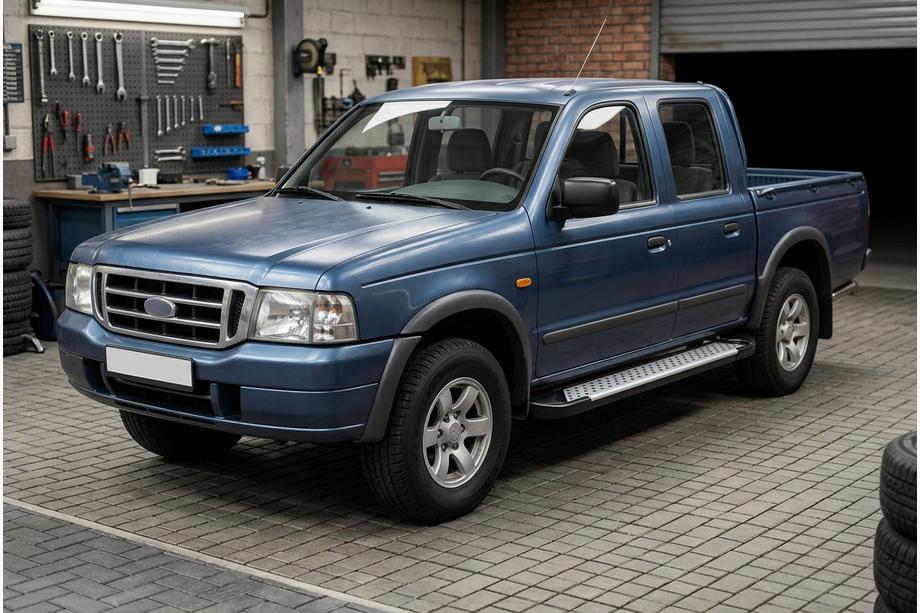 Ford Ranger 2002–2006 Sidetrin Allmond Grey (2 stk., aluminium) Image