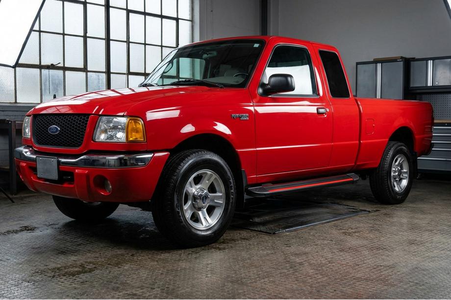 Ford Ranger 2002–2006 Sidetrin Maya Red (2 stk., aluminium) Image