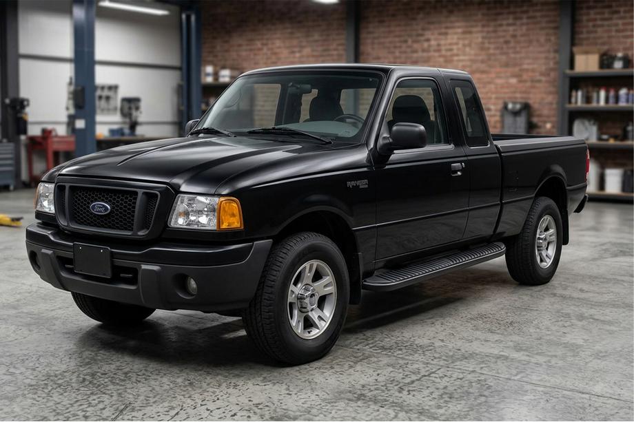 Ford Ranger 2002–2006 Sidetrin Tayga Black (2 stk., aluminium) Image