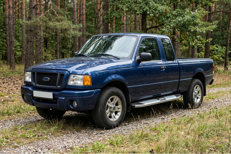 Ford Ranger 2002–2006 Mevsim Grey sidetrin (2 stk., aluminium) Image