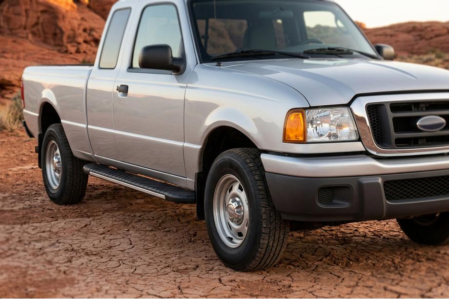 Ford Ranger 2002–2006 Bosphorus Grey sidetrin (2 stk., aluminium) Image