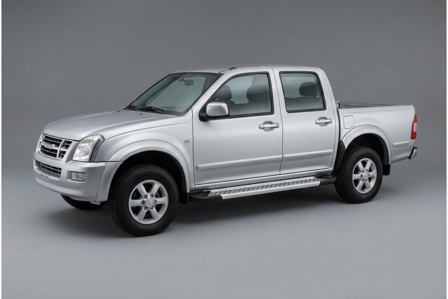 Isuzu D-Max 2002–2011 Sideskridt Vision New Grey (2007-2012, 2 stk., aluminium) Image