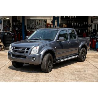 Sunrise sidetrin (2007-2012, 2 stk., aluminium) Isuzu D-Max 2002–2011 foto 1