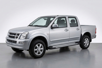 Isuzu D-Max 2002–2011 Sidetrin Line (2007-2012, 2 stk., aluminium) foto 1