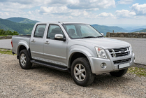 Isuzu D-Max 2002–2011 Sideskørter Allmond Black (2007-2012, 2 stk., aluminium) foto 1