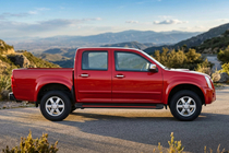 Isuzu D-Max 2002–2011 Sidetrin Maya Red (2007-2012, 2 stk., aluminium) foto 1