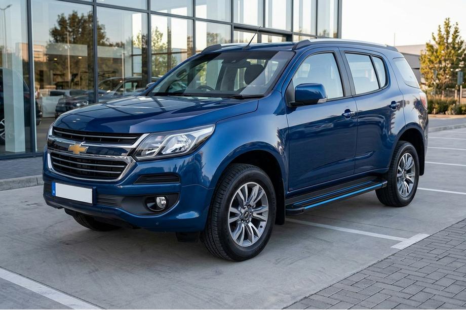 Chevrolet Trailblazer 2012–2019 Maya Blue sidetrin (2 stk., aluminium) Image
