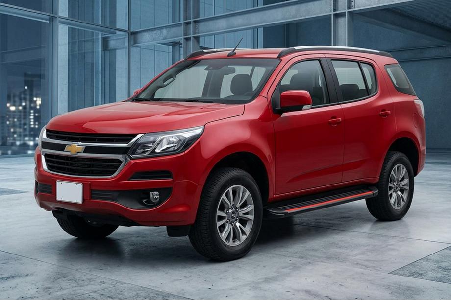 Chevrolet Trailblazer 2012–2019 Sidetrin Maya Red (2 stk., aluminium) Image