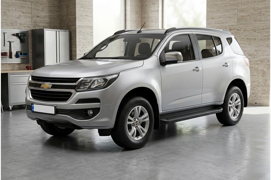 Chevrolet Trailblazer 2012–2019 Allmond Black sidetrin (2 stk., aluminium) Image