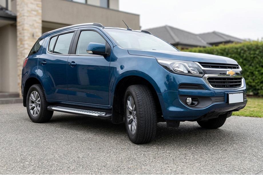 Chevrolet Trailblazer 2012–2019 Sidetrin Line (2 stk., aluminium) Image