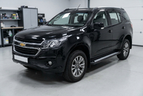 Chevrolet Trailblazer 2012–2019 Sidetrin Vision New Black (2 stk., aluminium) foto 1