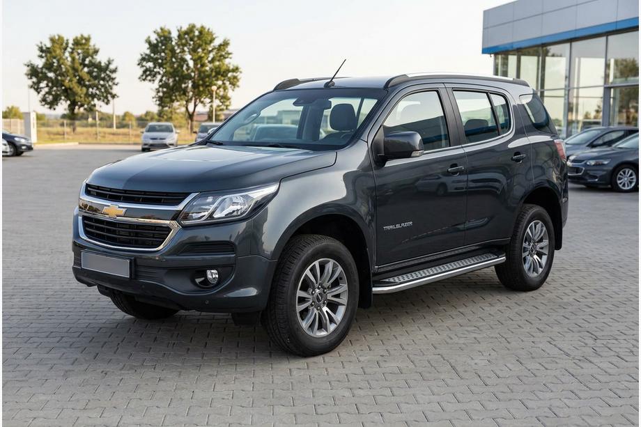 Chevrolet Trailblazer 2012–2019 Sidetrin Maydos V2 (2 stk., aluminium ↗ rustfrit stål) Image