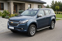 Chevrolet Trailblazer 2012–2019 Maydos V1 sidetrin (2 stk., aluminium ↗ rustfrit stål) foto 1
