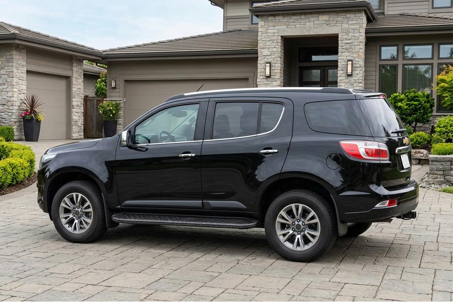 Chevrolet Trailblazer 2012–2019 Sidetrin Bosphorus Black (2 stk., aluminium) Image