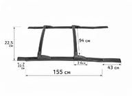 GreatWall Haval/Hover H3 2005–2013 OEM tagrælinger foto 4