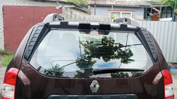 Dacia Duster 2008–2018 3-delt spoiler (ABS) V-1 foto 3