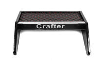 Volkswagen Crafter 2006–2016 Instrumentbordhylde (sort med rød syning) foto 3